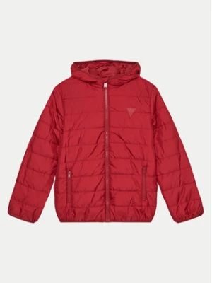 Guess Kurtka puchowa H4BJ10 WCFM0 Czerwony Regular Fit