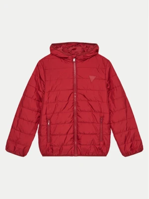 Guess Kurtka puchowa H4BJ10 WCFM0 Czerwony Regular Fit