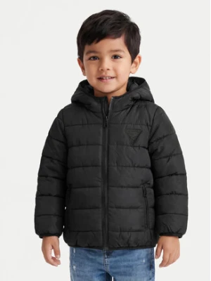 Guess Kurtka puchowa H4BT03 WCFM0 Czarny Regular Fit