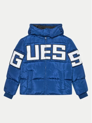 Guess Kurtka puchowa L4BL04 WB240 Granatowy Regular Fit