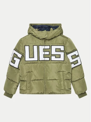 Guess Kurtka puchowa L4BL04 WB240 Zielony Regular Fit