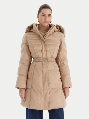 Guess Kurtka puchowa W5BL30 W2802 Beżowy Regular Fit