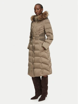Guess Kurtka puchowa W6BL36 W4084 Brązowy Regular Fit