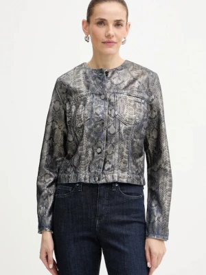 Guess kurtka TERSA kolor szary przejściowa W5BN97 D5QK2