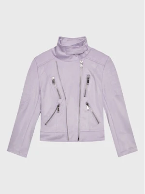 Guess Kurtka z imitacji skóry J1BL30 WE0L0 Fioletowy Regular Fit