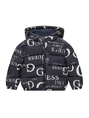 Guess Kurtka zimowa H6BL03 W4100 Granatowy Regular Fit