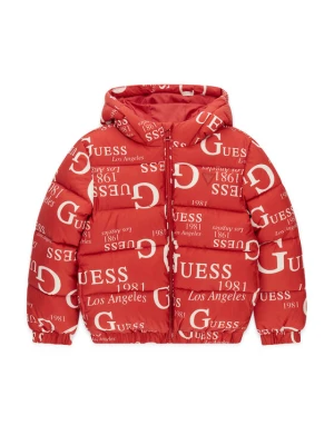 Guess Kurtka zimowa H6BL05 W4160 Czerwony Oversize