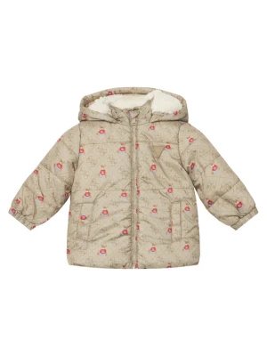 Guess Kurtka zimowa I6BL01 W3895 Beżowy Regular Fit