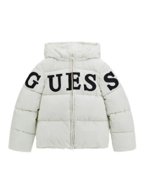 Guess Kurtka zimowa J5BL16 WB240 Écru Regular Fit