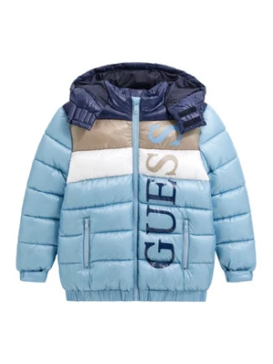 Guess Kurtka zimowa L5BL09 WEGY0 Niebieski Regular Fit