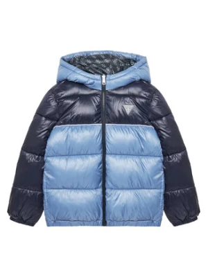Guess Kurtka zimowa L5YL00 WEGY0 Niebieski Regular Fit