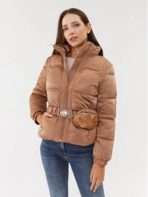 Guess Kurtka zimowa Lucia W3BL19 WEX12 Brązowy Regular Fit