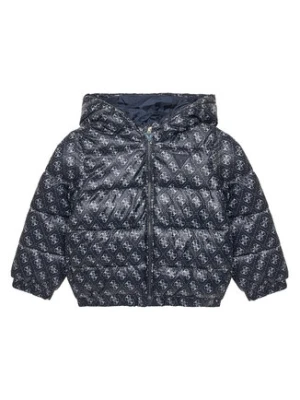 Guess Kurtka zimowa N5YL05 WEGY0 Granatowy Regular Fit