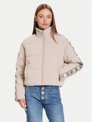 Guess Kurtka zimowa V5BL11 WGYC2 Beżowy Regular Fit