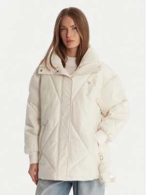 Guess Kurtka zimowa V5BL13 WHHZ2 Écru Regular Fit