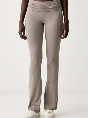 Guess legginsy damskie LOTUS beżowy