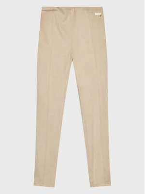 Guess Legginsy J1BB14 WE0L0 Beżowy Slim Fit