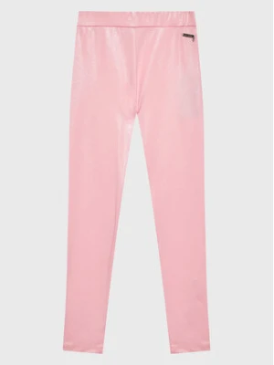 Guess Legginsy J3RB05 KBL40 Różowy Slim Fit