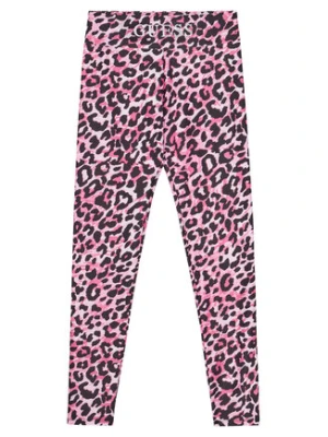 Guess Legginsy J5YB00 MC01P Różowy Slim Fit