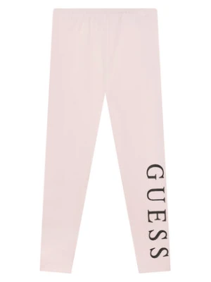 Guess Legginsy J93B11 J1314 Różowy Slim Fit