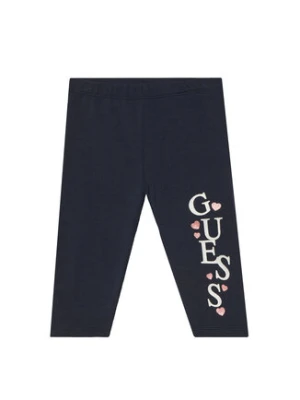 Guess Legginsy K6GB01 J1314 Granatowy Slim Fit