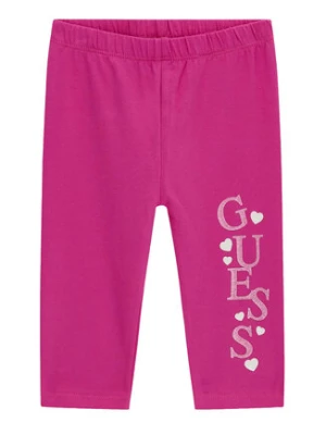 Guess Legginsy K6GB01 J1314 Różowy Slim Fit