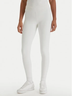 Guess Legginsy V6RB11 KD952 Écru Slim Fit Kremowy