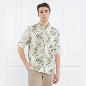 GUESS Lniana koszula | Regular Fit