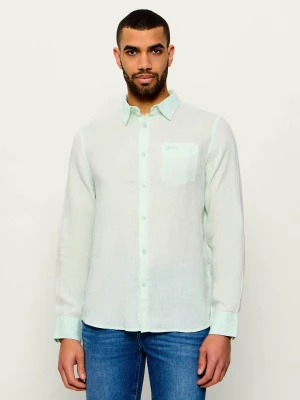 GUESS Lniana koszula | Regular Fit