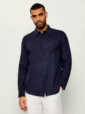 GUESS Lniana koszula | Regular Fit