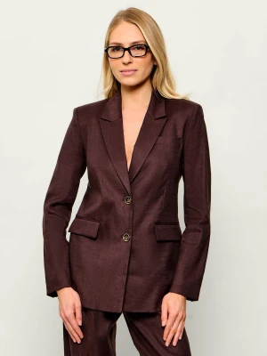 GUESS Lniana marynarka CARLA | Relaxed fit
