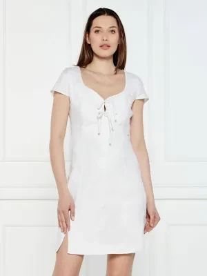 GUESS Lniana sukienka ISABEAU