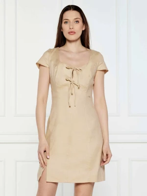 GUESS Lniana sukienka ISABEAU