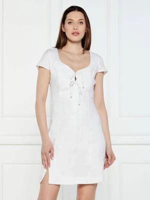 GUESS Lniana sukienka ISABEAU
