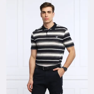 GUESS Lniane polo josu | Regular Fit