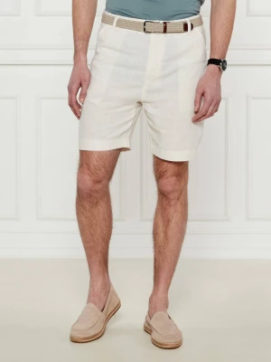 GUESS Lniane szorty chino | Regular Fit