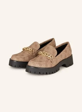 Guess Loafersy Almosty braun