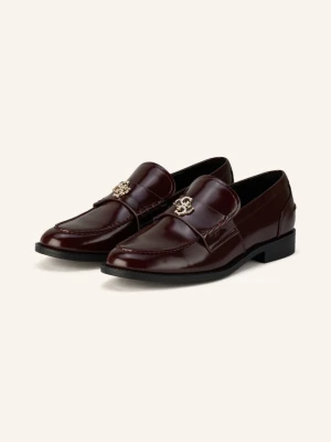 Guess Loafersy Bevalee rot CIEMNOCZERWONY