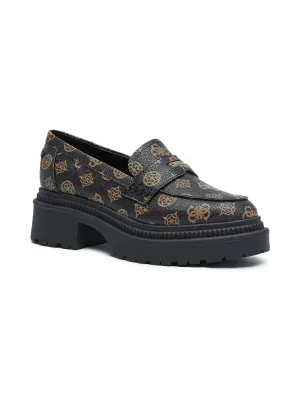 Guess Loafersy FINDA2 | z dodatkiem skóry