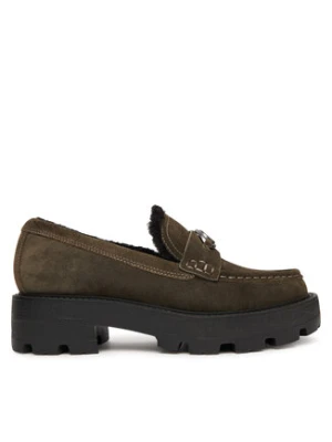 Guess Loafersy FLFYKY SUE14 Zielony