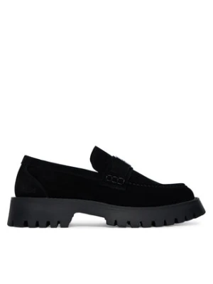 Guess Loafersy FMTZIA SUE14 Czarny
