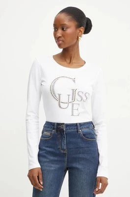 Guess longsleeve bawełniany kolor biały W4BI29 I3Z14