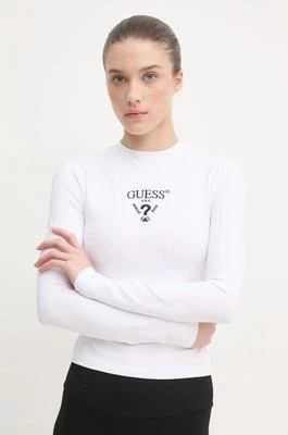 Guess longsleeve COLETTE damski kolor biały V4YI23 KCDH1