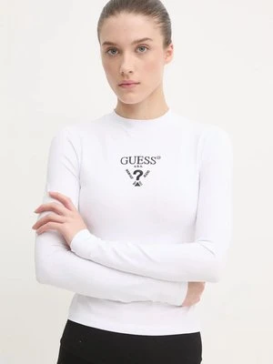 Guess longsleeve COLETTE damski kolor biały V4YI23 KCDH1