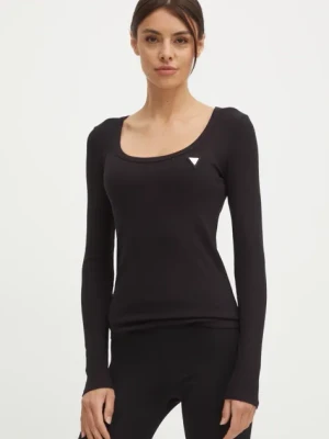 Guess longsleeve damski kolor czarny V4BP07 K8RT2