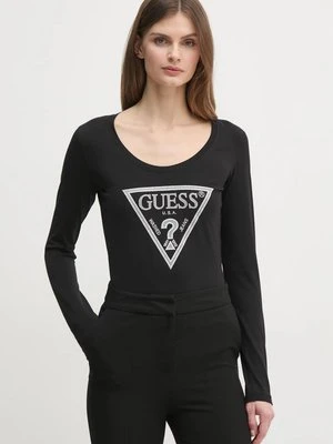 Guess longsleeve damski kolor czarny W5RI65 J1314