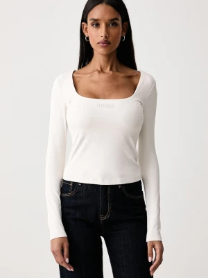 Guess longsleeve damski LOTUS beżowy