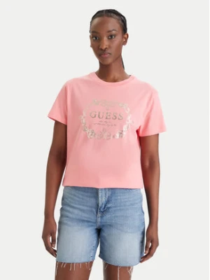 Guess Longsleeve E6GI00 I3Z14 Różowy Regular Fit