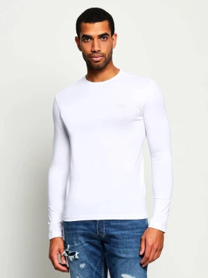 GUESS Longsleeve | Extra slim fit biały