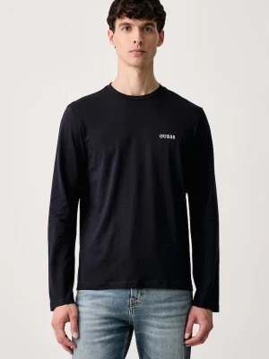 Guess longsleeve męski bawełniany 3-pack granatowy